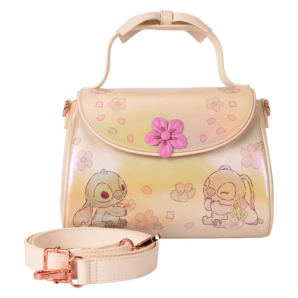 Sac Loungefly Disney Stitch Angel Sakura Bandoulière
