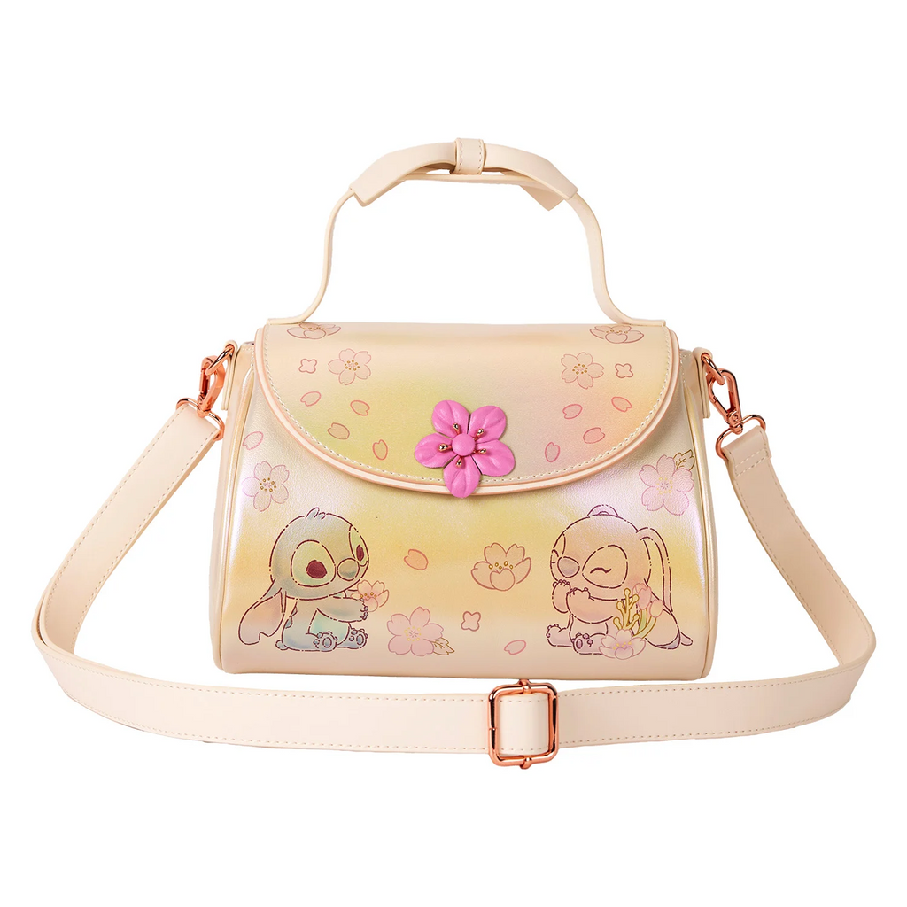 Sac Loungefly Disney Stitch Angel Sakura Bandoulière