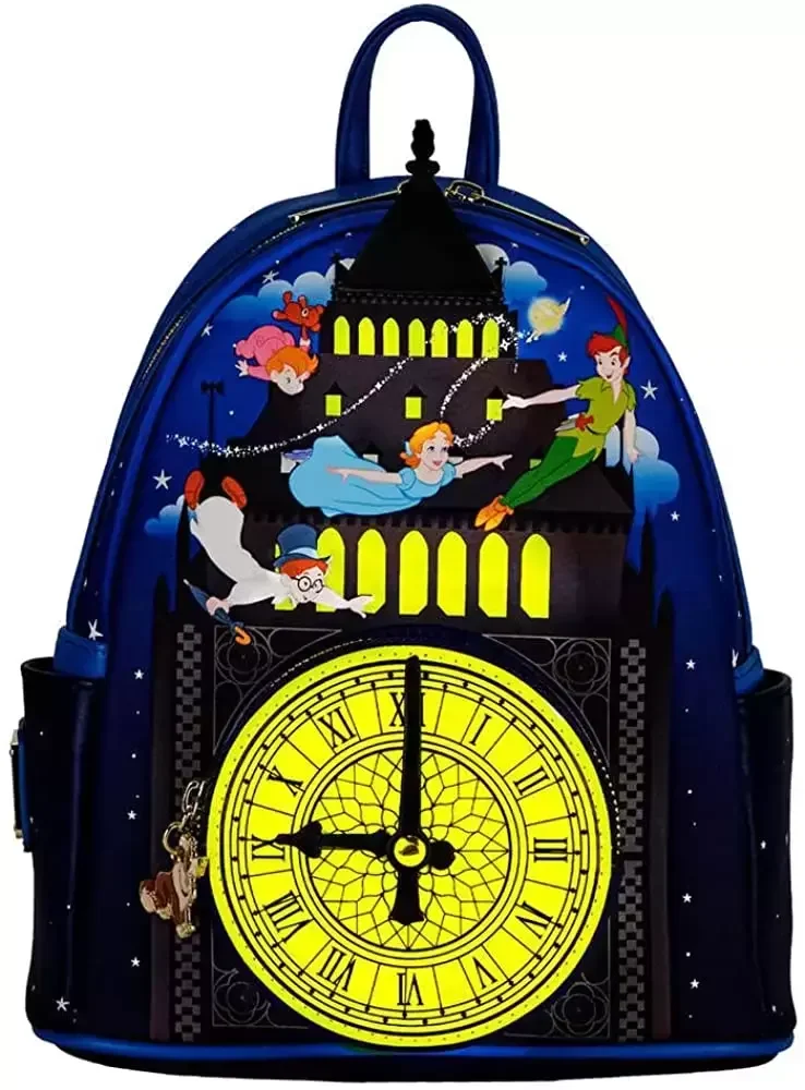 Sac à dos Loungefly Disney Peter Pan – Big Ben phosphorescent