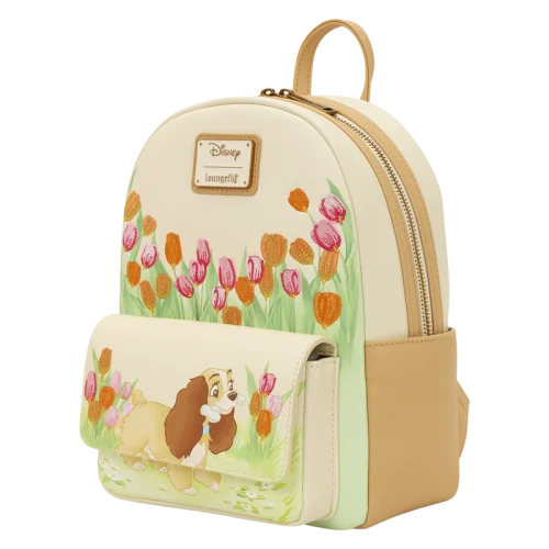 Sac à dos Loungefly Disney La Belle et le Clochard Lady Tulipes