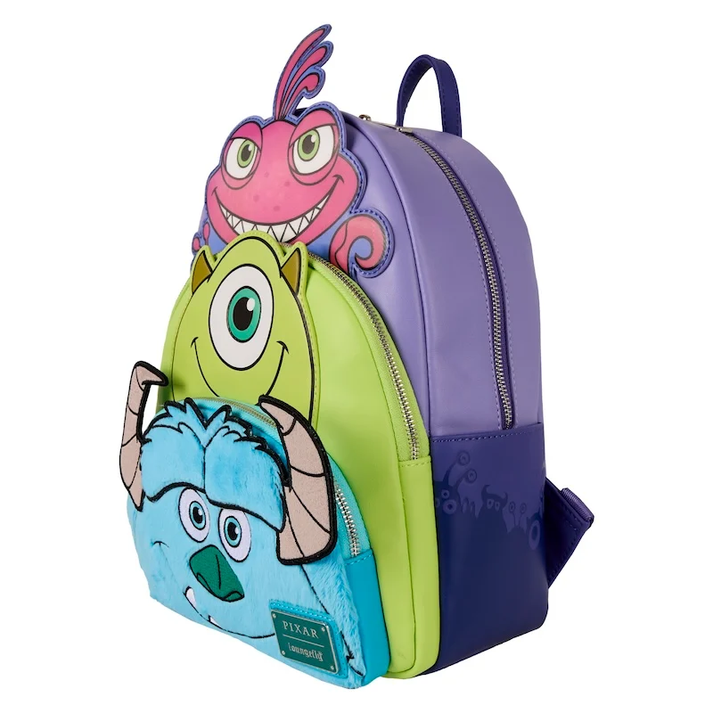 Sac Loungefly Pixar Monstres & Cie Sulli Bob et Léon