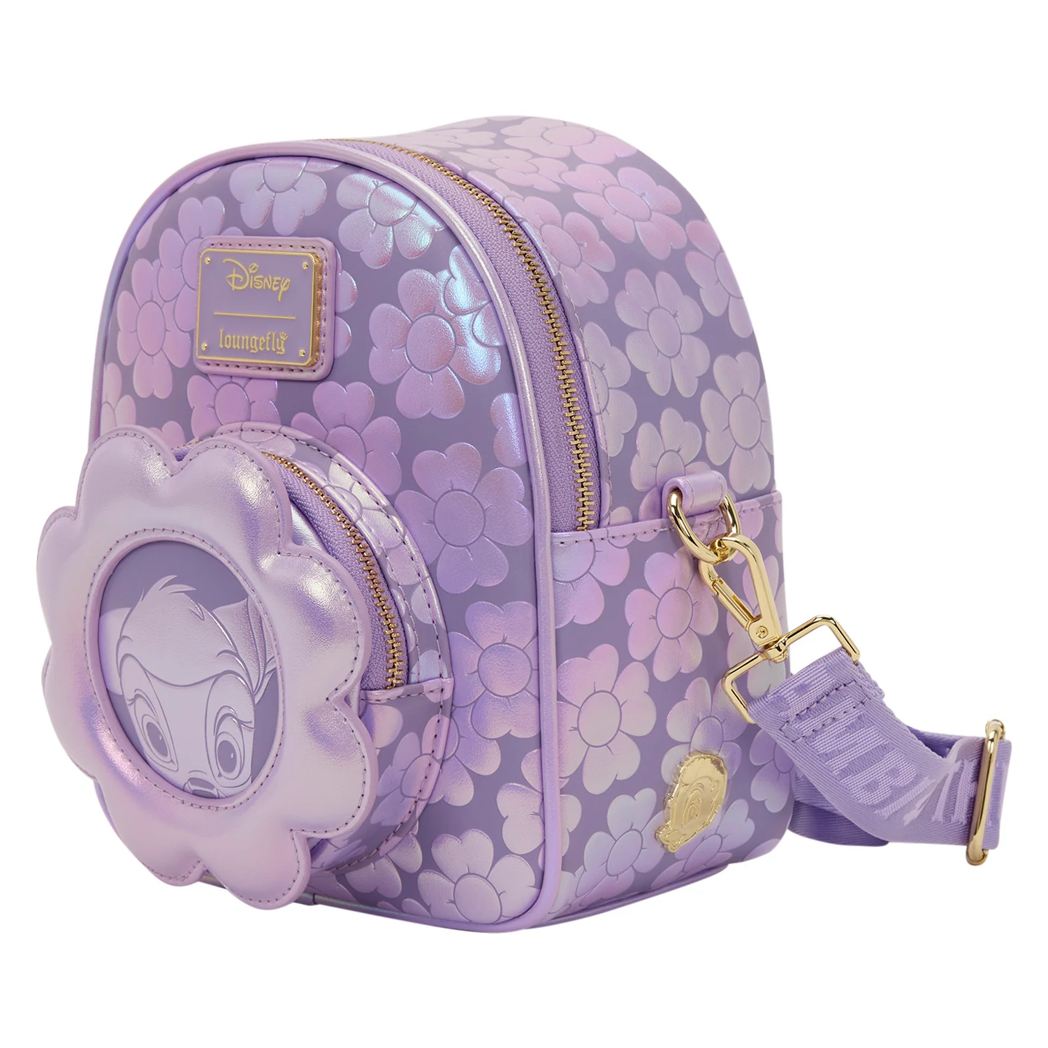 Sac Loungefly Disney Bambi Fleurs Convertible Bandoulière