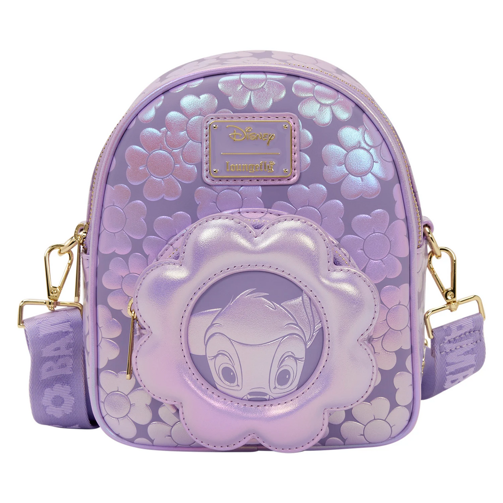 Sac Loungefly Disney Bambi Fleurs Convertible Bandoulière