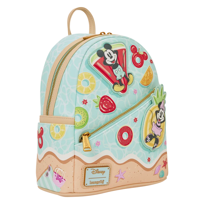 Sac Loungefly Disney Mickey Minnie Plage