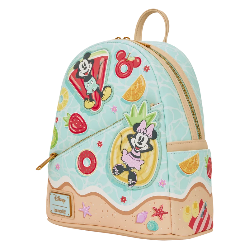 Sac Loungefly Disney Mickey Minnie Plage