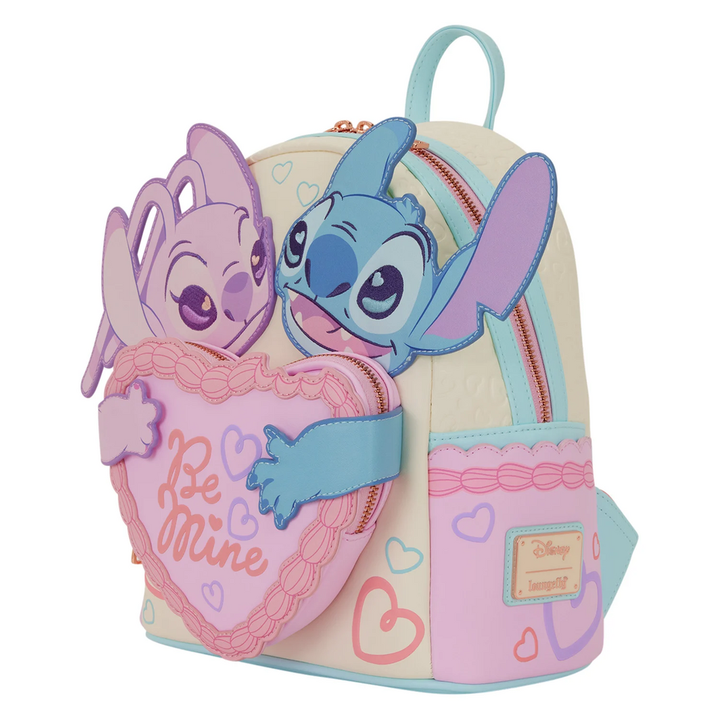 Sac Loungefly Disney Stitch et Angel Be Mine