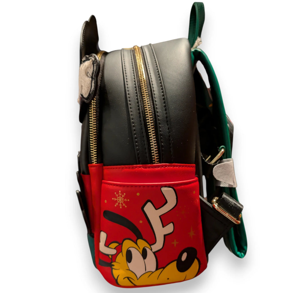 Loungefly Disneyland Paris Mickey Noël & Cadeaux – Mini sac à dos