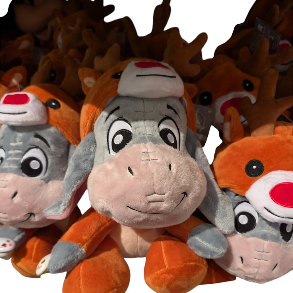 Peluche Bourriquet déguisé en renne de Noël Disneyland Paris