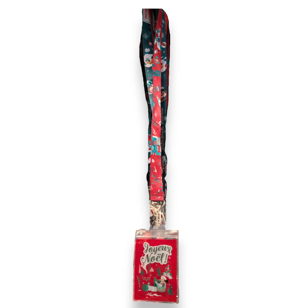 Lanière de Noël avec pochette Mickey Disneyland Paris