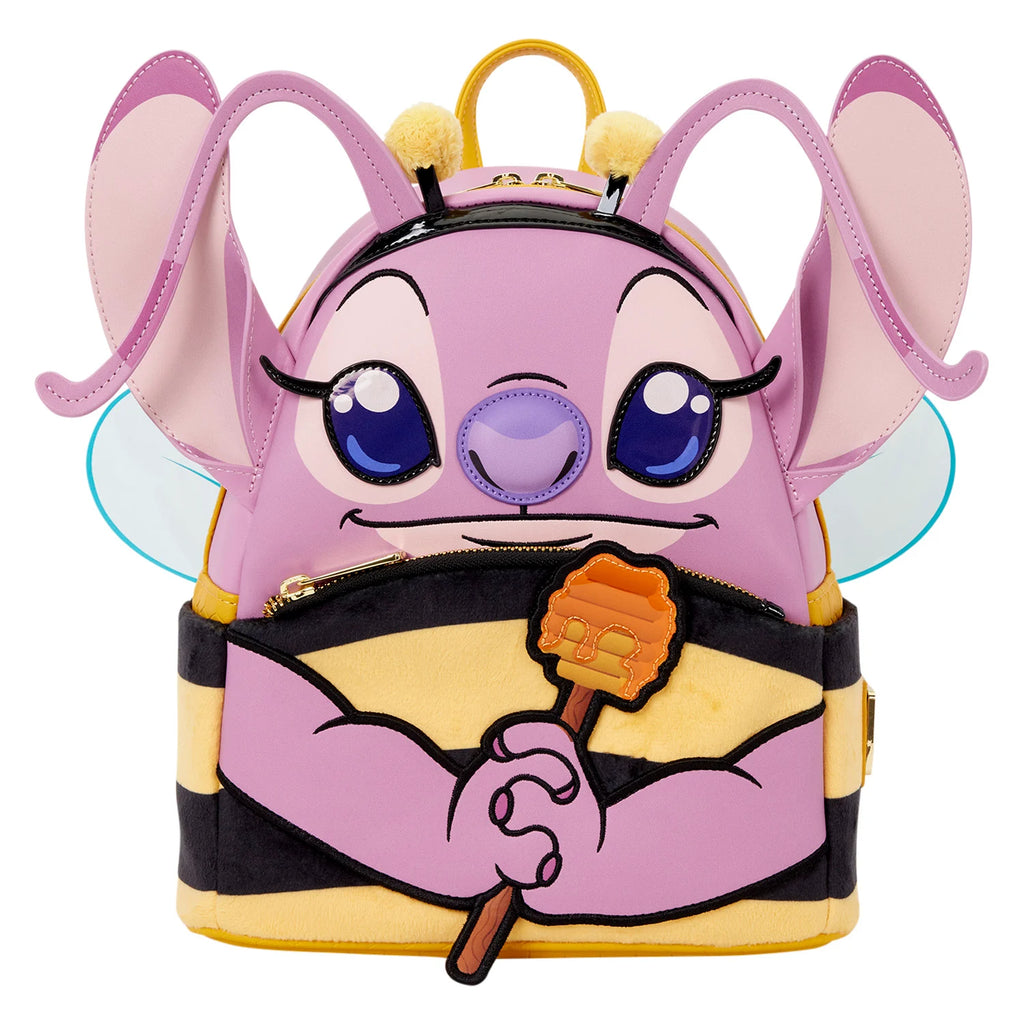 Mini sac à dos Loungefly Disney Angel déguisée en abeille - face