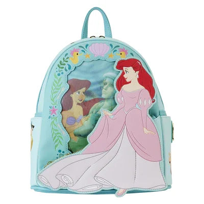 Mini sac à dos Loungefly Ariel lenticulaire WDBK3256 - face