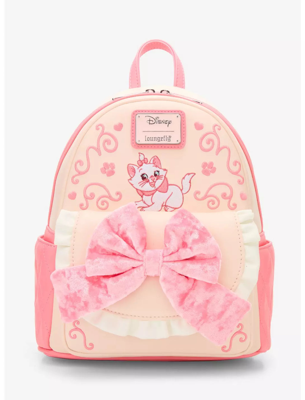 Sac à dos Loungefly Disney Les Aristochats Marie avec nœud en velours - vue de face