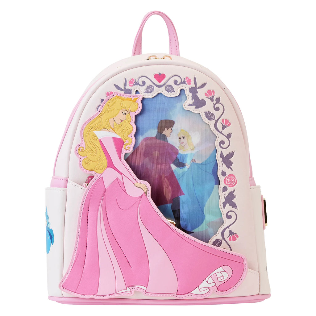 Mini sac à dos Loungefly Aurore lenticulaire WDBK3210 - face