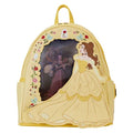 Mini sac à dos Loungefly La Belle et la Bête Belle lenticulaire - face