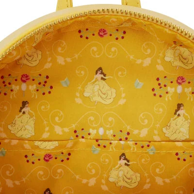 Mini sac à dos Loungefly Belle lenticulaire - doublure intérieure