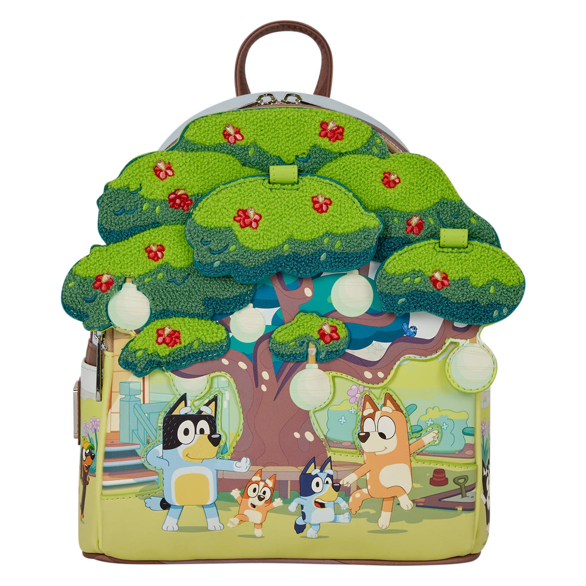 Mini sac à dos Loungefly Bluey Backyard lumineux - dos