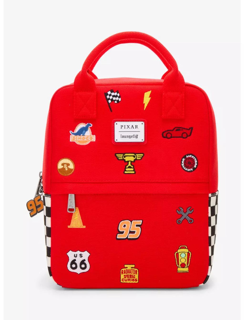Sac à dos Loungefly Disney Pixar Cars Canvas Icons - vue de face