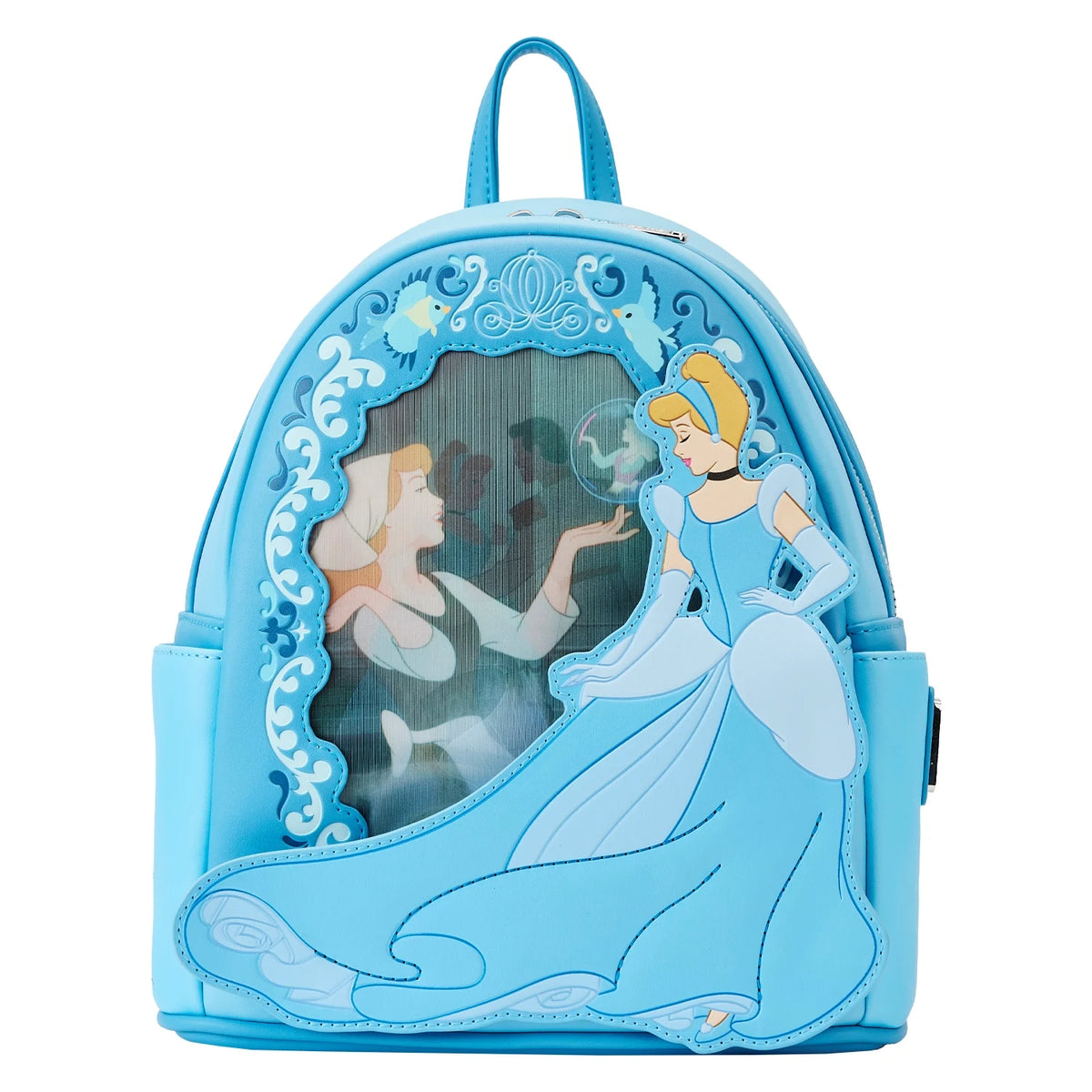 Mini sac à dos Loungefly Cendrillon lenticulaire WDBK3123 - face