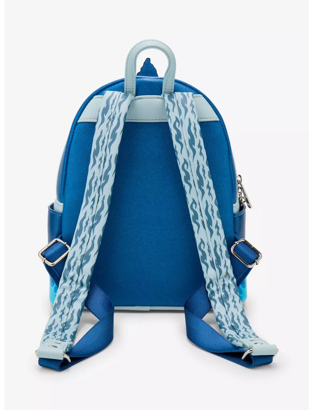 Sac à dos Loungefly Disney Hercule Hadès et flammes bleues - vue de dos
