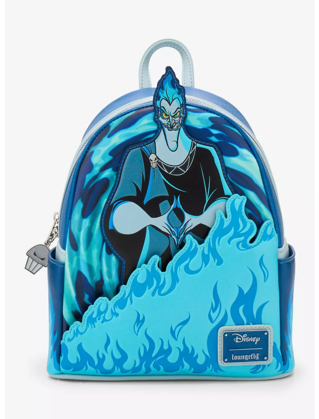 Sac à dos Loungefly Disney Hercule Hadès et flammes bleues - vue de face