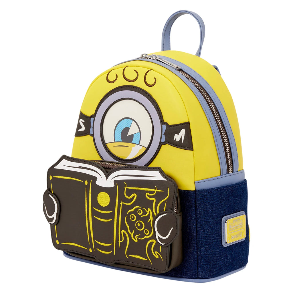 Loungefly Minions & Monsters Cosplay Mini Backpack - vue de trois quarts