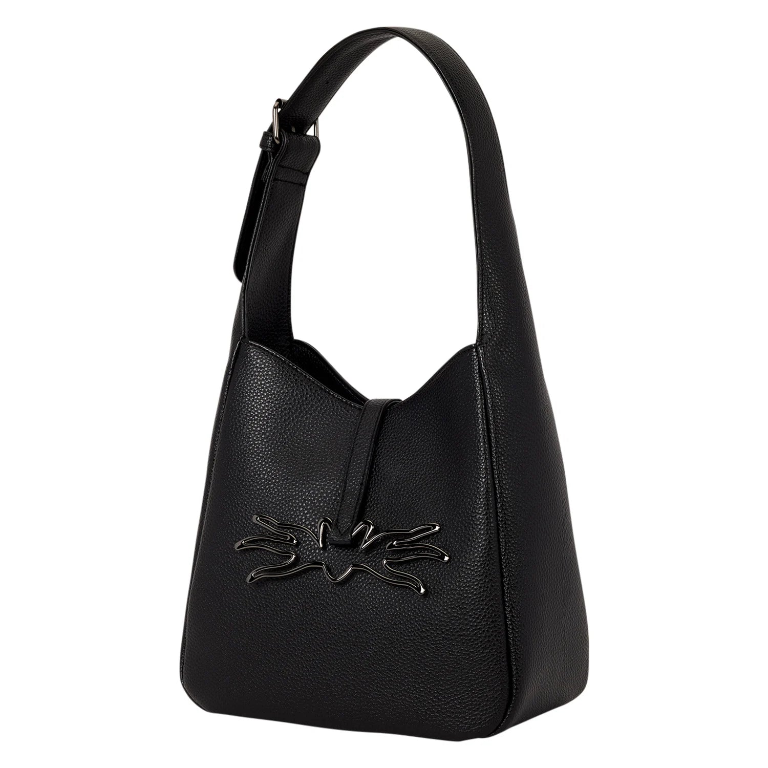 Sac Loungefly L'Étrange Noël de Monsieur Jack noir – vue de trois quarts