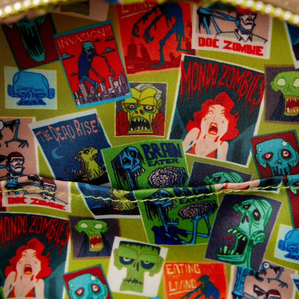 Sac Loungefly ParaNorman Zombies Glow - doublure intérieure