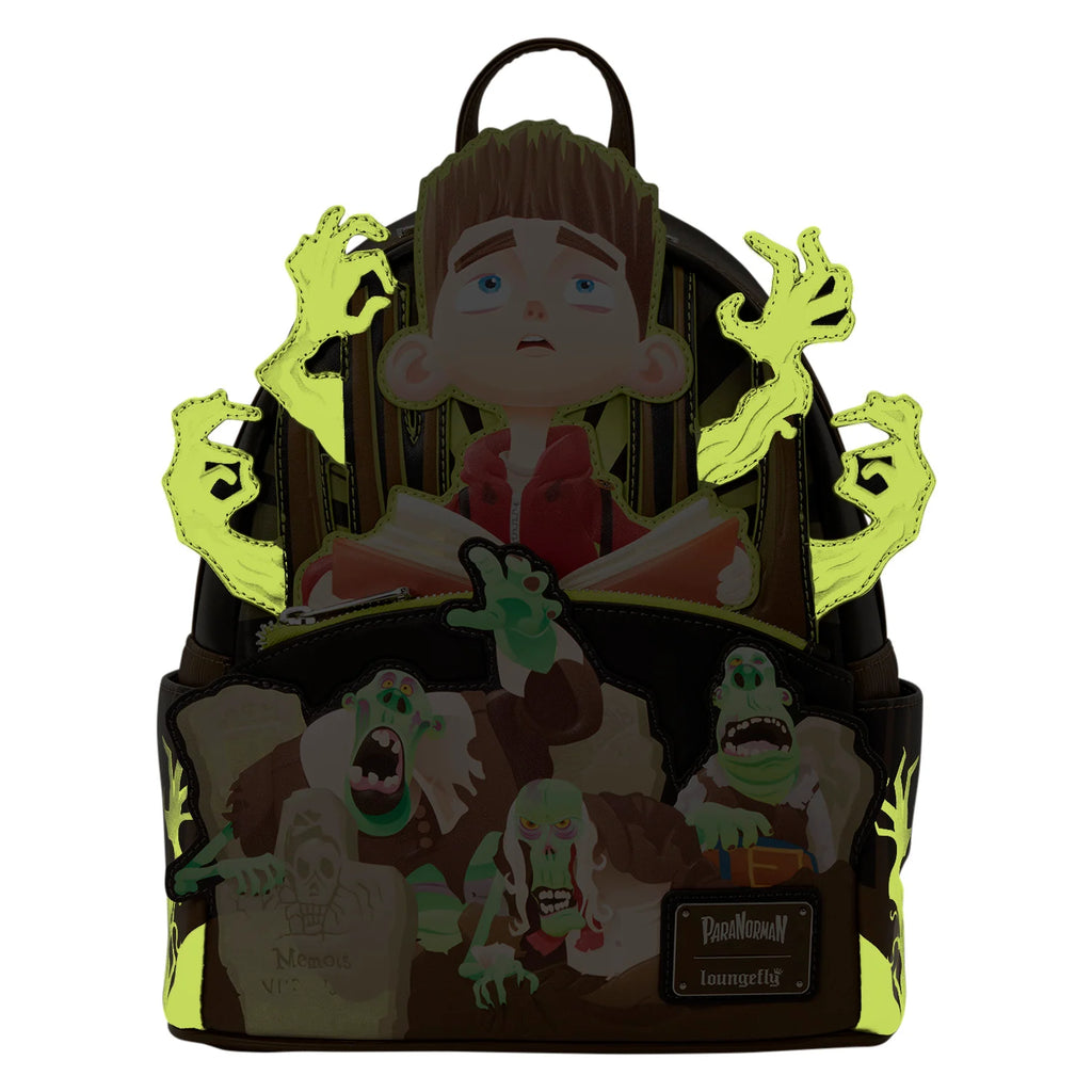 Sac Loungefly ParaNorman Zombies Glow - effet phosphorescent