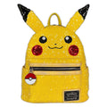 Sac Loungefly Pokémon Pikachu Sequin - vue de face