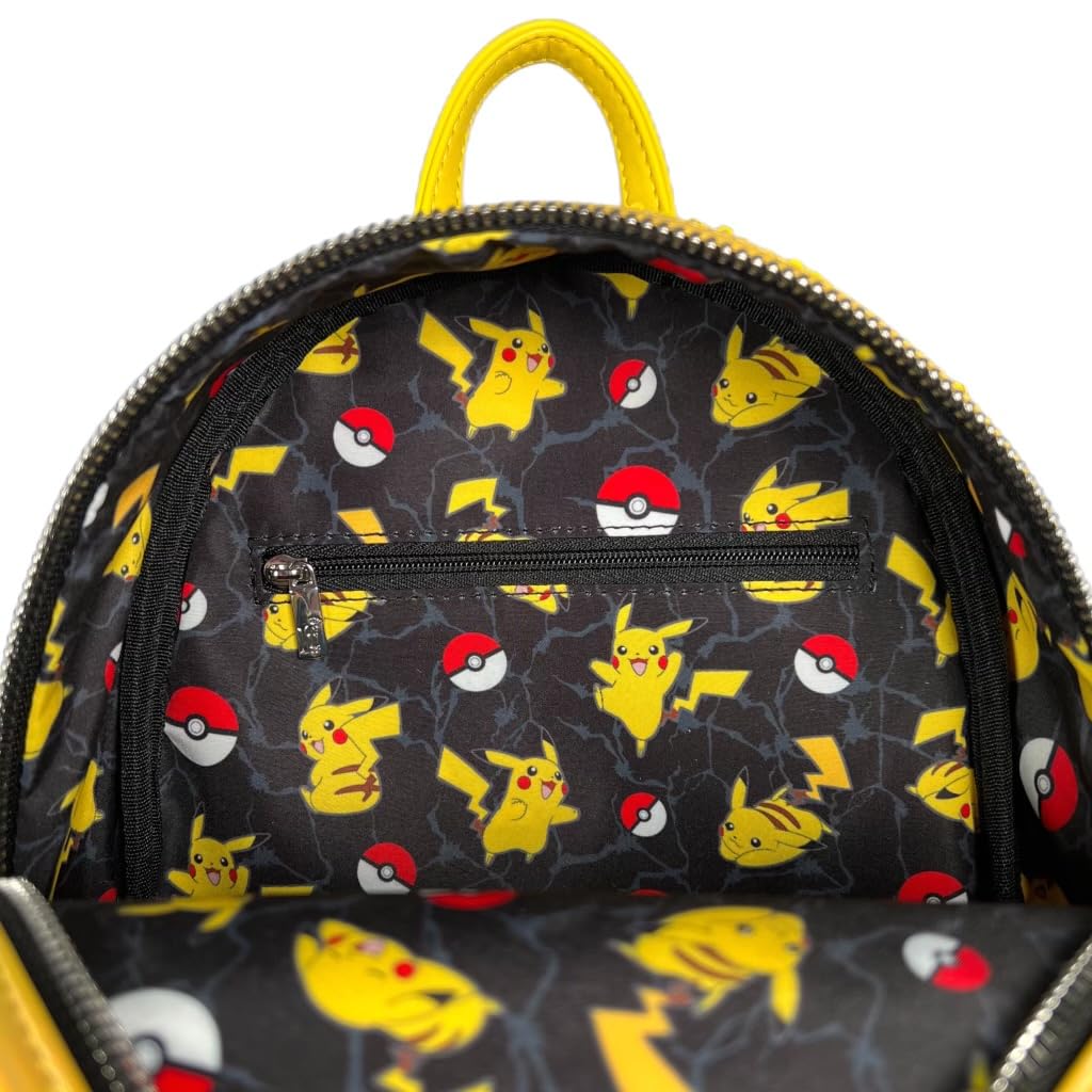 Sac Loungefly Pokémon Pikachu Sequin - doublure intérieure