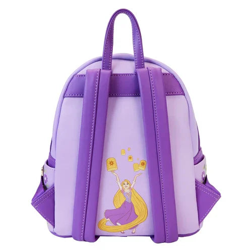 Mini sac à dos Loungefly Raiponce lenticulaire WDBK3672 - dos