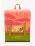 Sac à dos Loungefly Disney Le Roi Lion Simba, Timon et Pumbaa - vue de face HD