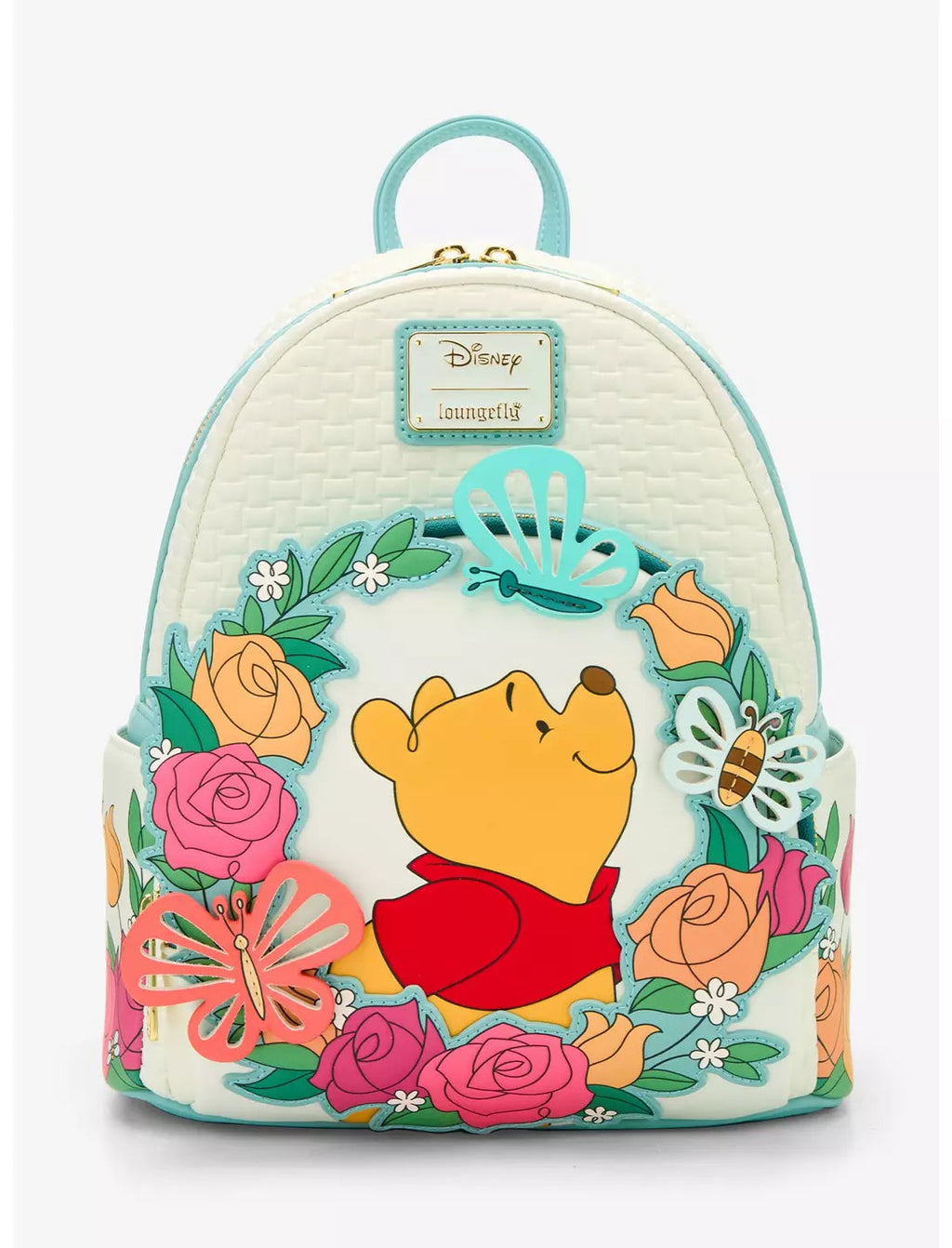 Sac à dos Loungefly Disney Winnie l’Ourson floral - vue de face