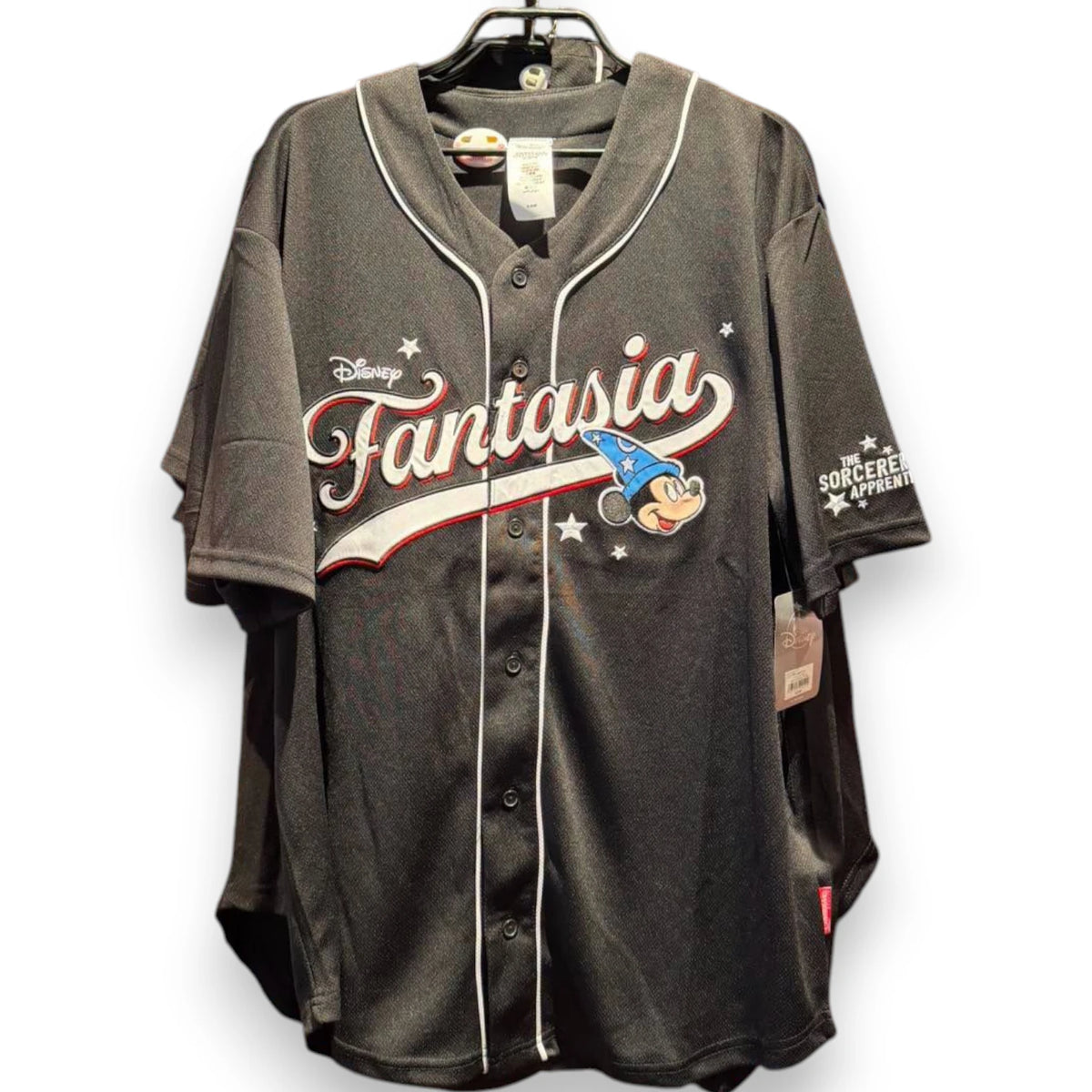 Maillot baseball adulte Mickey Fantasia Disneyland Paris vue de face