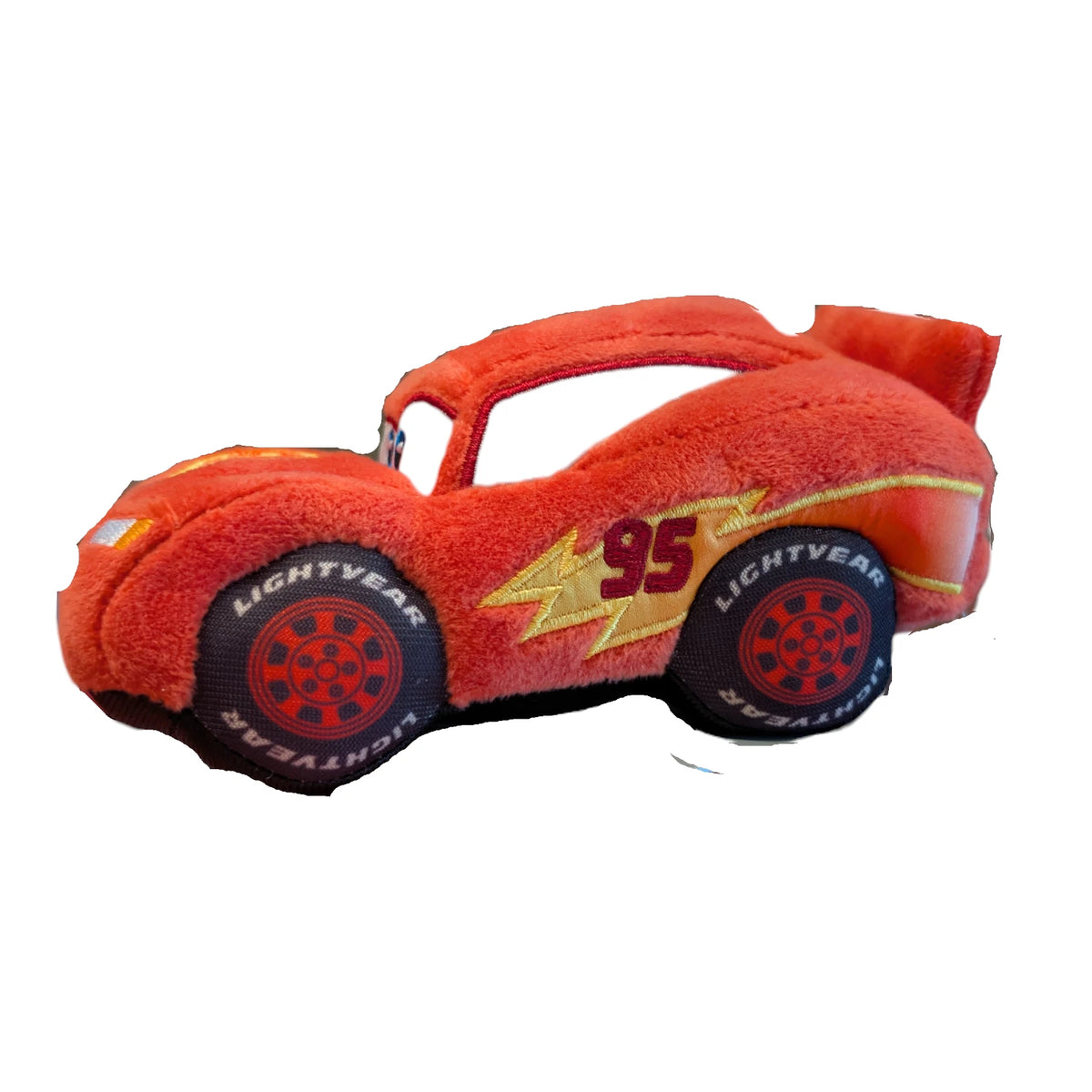 Peluche d’épaule Flash McQueen Disneyland Paris - vue de côté