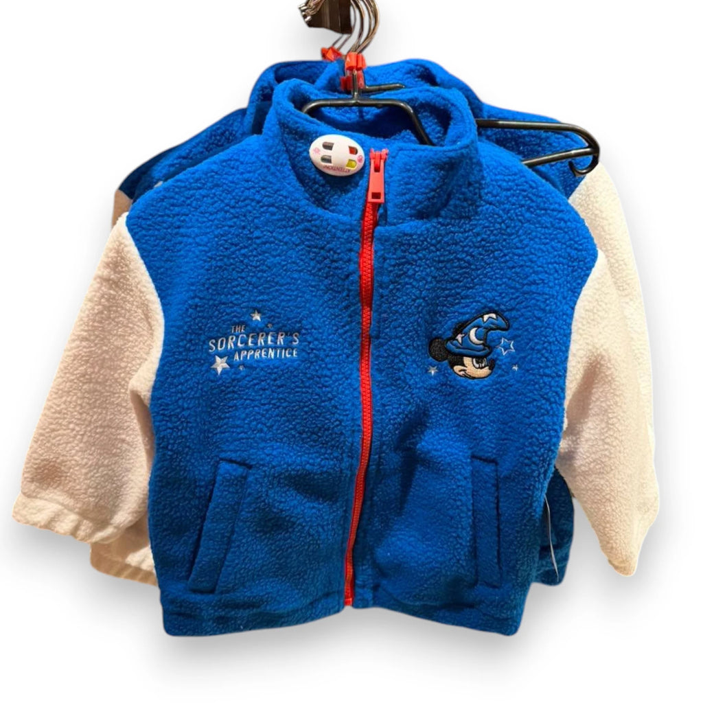 Veste polaire enfant Mickey Apprenti Sorcier Fantasia Disneyland Paris vue de face