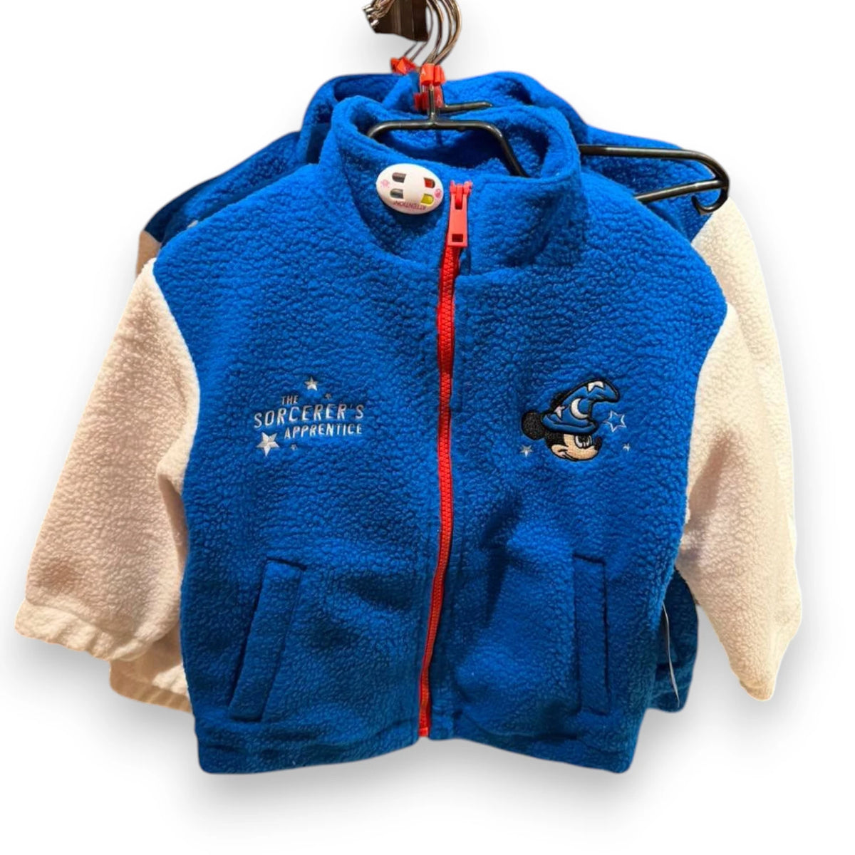 Veste polaire enfant Mickey Apprenti Sorcier Fantasia Disneyland Paris vue de face