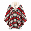 Poncho de Noël tartan Mickey Disneyland Paris