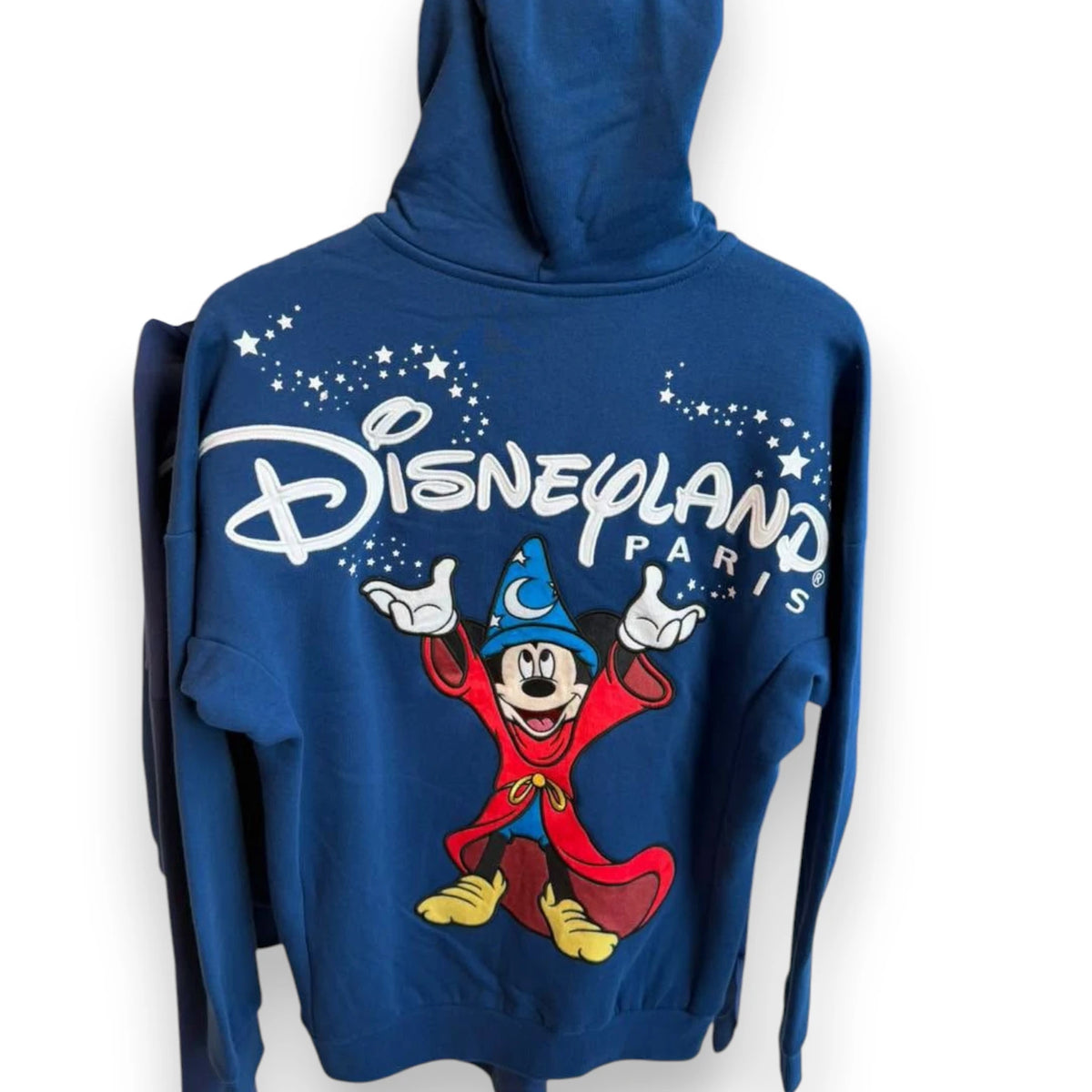 Sweat zippé bleu Mickey Fantasia Disneyland Paris vue de dos
